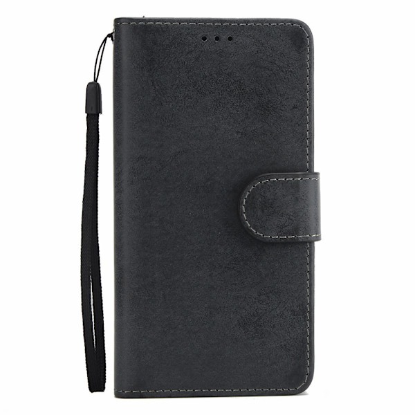 Ruskindsmagnetisk etui til iPhone Xs Max magnetisk lås. Black one size