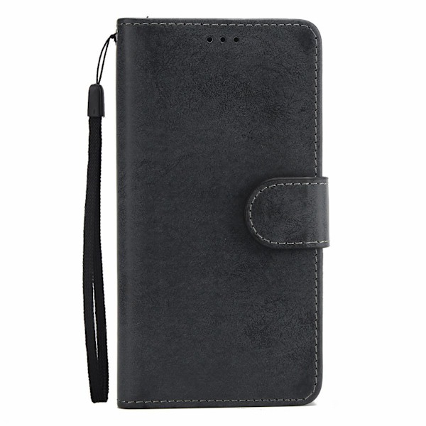 Ruskindsmagnetisk etui til iPhone Xs Max magnetisk lås. Black one size