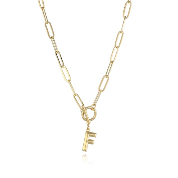 Ketju kirjaimella A-Z Gold one size