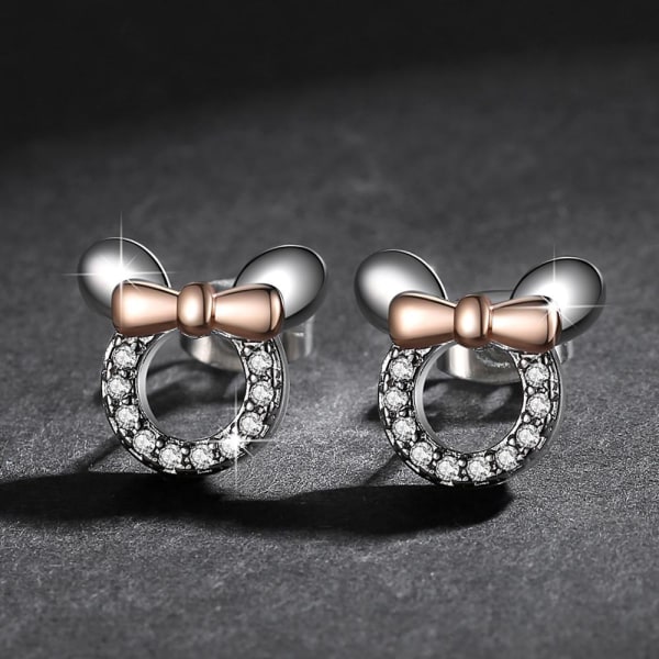 Örhänge+halsband Mouse set Silver Necklace+Earrings