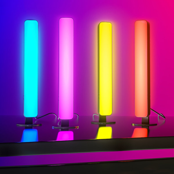 RGB Skrivebordslampe med Musiksynkronisering og Fjernbetjening