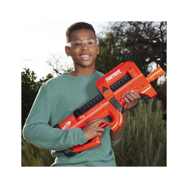 NERF Fortnite Compact SMG – Motoriserad Dartblaster Röd