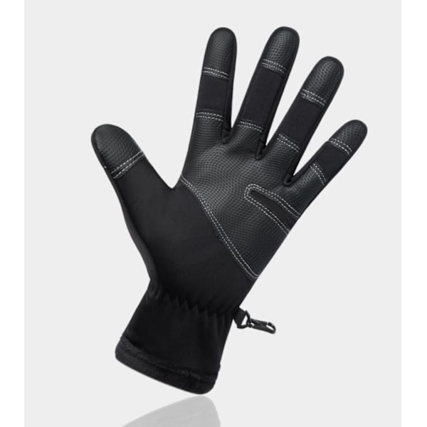 Unisex Kosketusnäyttö Käsineet 9063 - Lämmin ja tuulenpitävä Black M