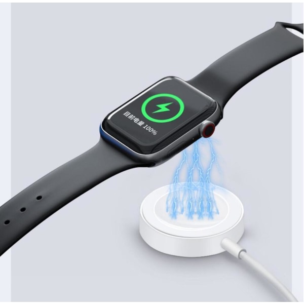 Apple Watch Magnetisk Opladerkabel med USB-C White one size