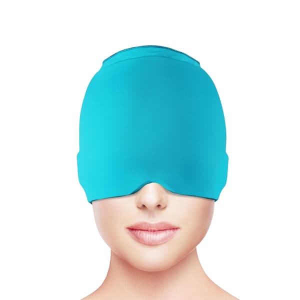 Kølende maske mod migræne & hovedpine Black 1-pack