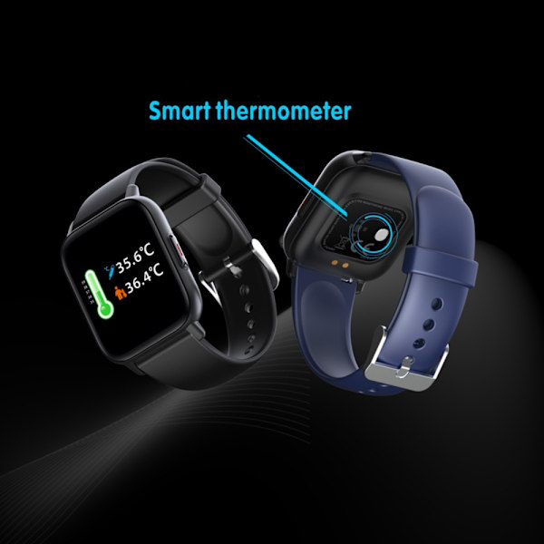 QS16 PRO Smartwatch – Avanceret Sundhedsmonitor og Træningsur Black