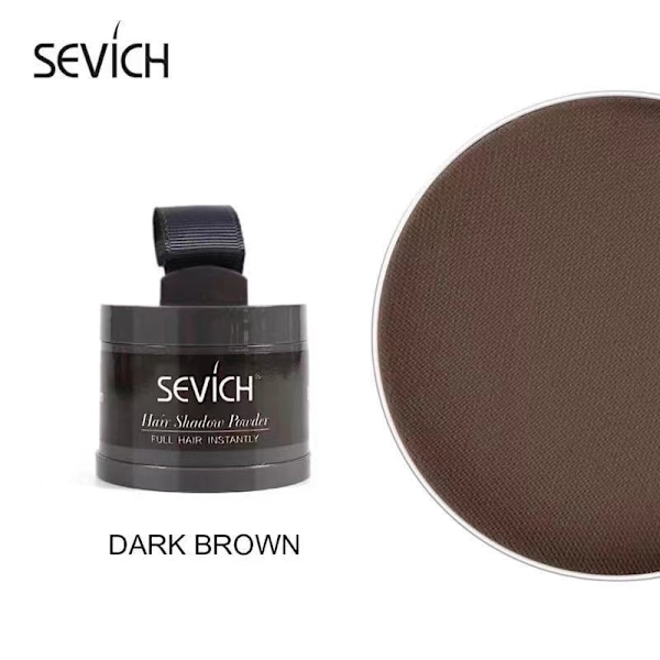 Sevich Hair Shadow – Hårfyldningspudder til Hårlinje Dark brown