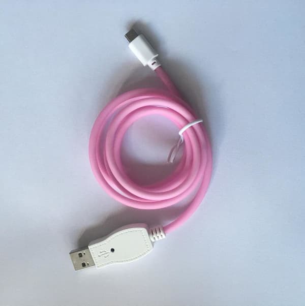 LED-Ladekabel som Danser til Musikk - Lightning White