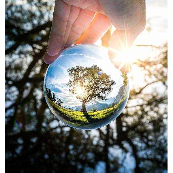 Krystalkugle - 50 mm Transparent