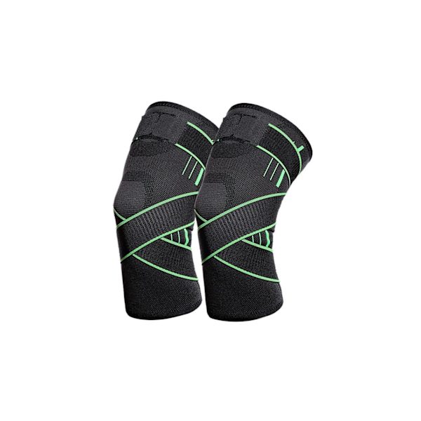 Elastic knee support with compression Orange S