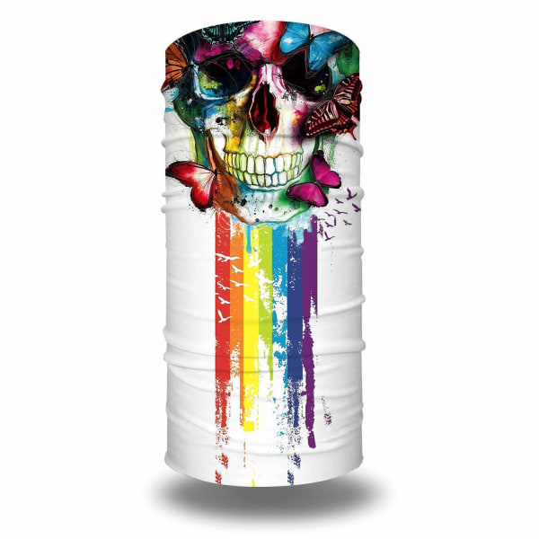 6-Pakke Skull Bandana - Blandede Multifunksjonelle Skjerf Multicolor one size
