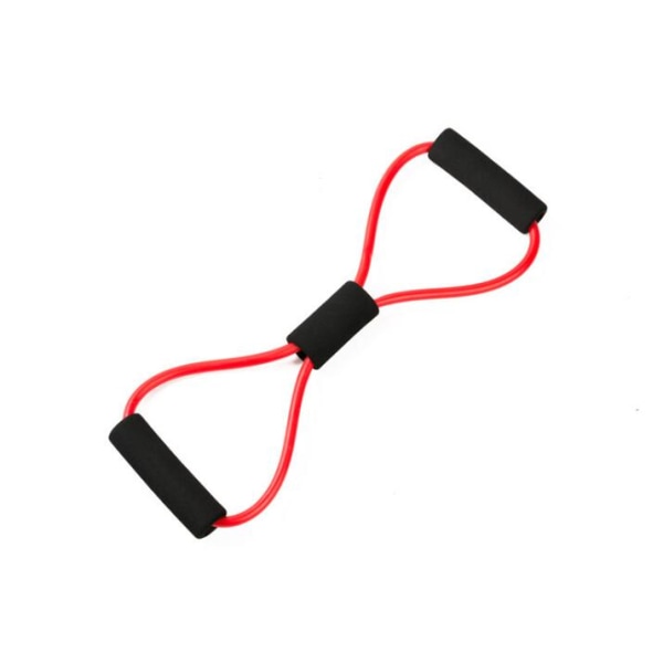 Modstandsband - Træningsbånd med håndtag Black one size