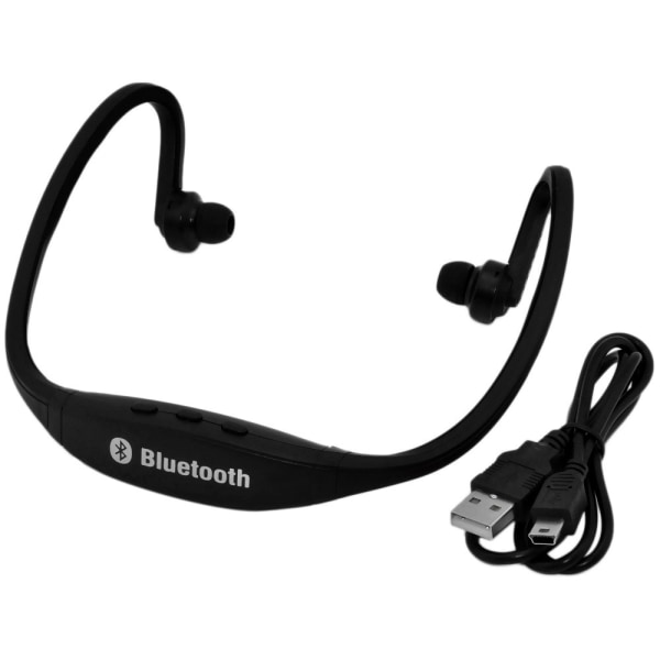 Langattomat korvakuulokkeet Bluetooth 4.2 -kuulokkeet Running Gym Black