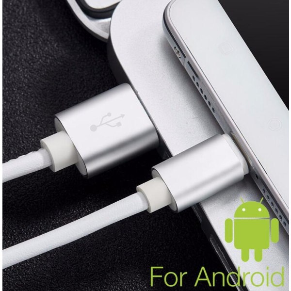 Micro-USB i PU-läder Black