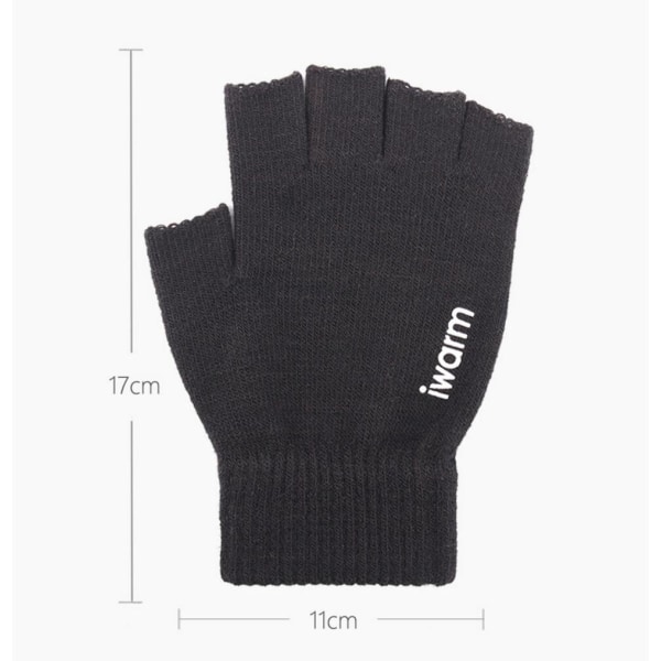 Fingerløse handsker - iWarm Black one size 8f33 | Black | one size | Fyndiq