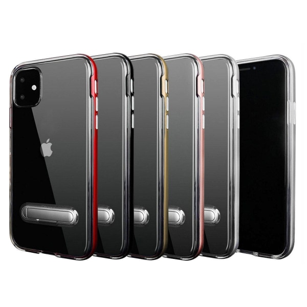 TPU Case med telefonställ + 2st skärmskydd iPhone 12 Pro Max Svart