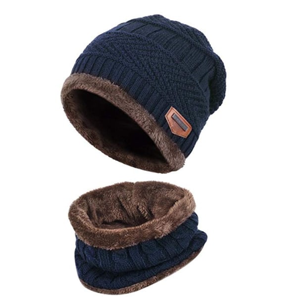 Pipo- ja Huivisetti Blue one size