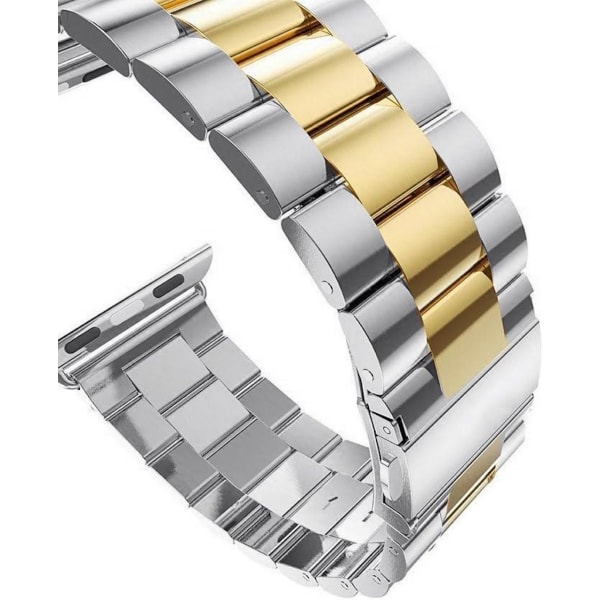 Elegant Metallarmbånd i Rustfritt Stål for Apple Watch Grey 38/40/41mm