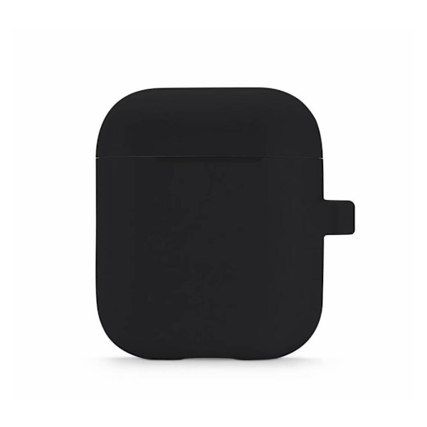 Silikonbeskyttelse for AirPods 1 og 2-serien Black one size