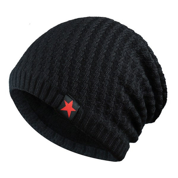 Star Hat Mænd Black one size