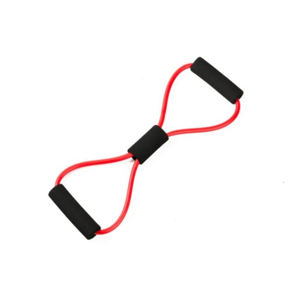 Modstandsband - Træningsbånd med håndtag Red one size