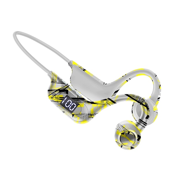 Bone Conduction Høretelefoner – Trådløse og Ergonomiske til en Aktiv Livsstil Yellow Yellow