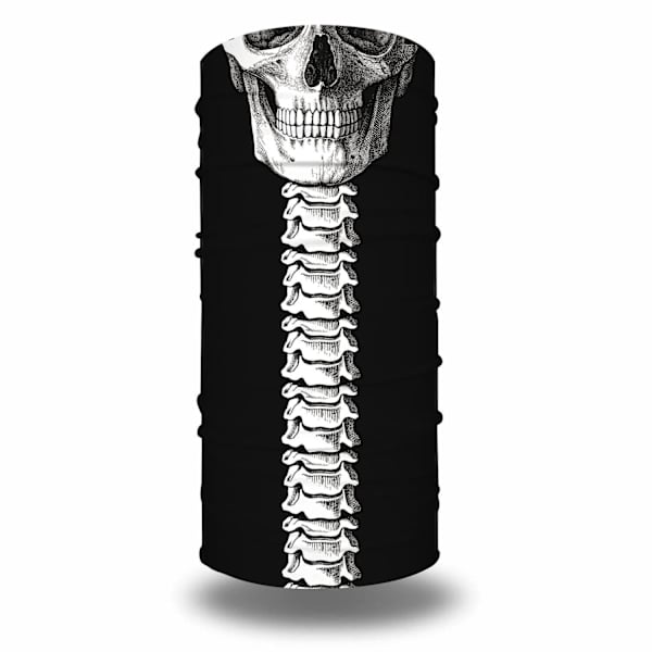 Skull Bandana - Stilig Multifunksjonelt Skjerf Grey one size