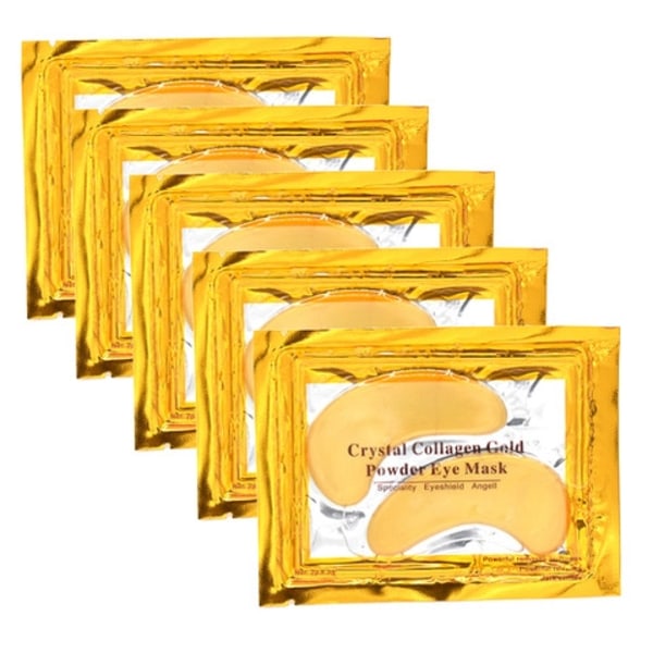 Crystal Collagen Gold Øjenmaske – 5 til 60 stk. 5-pack