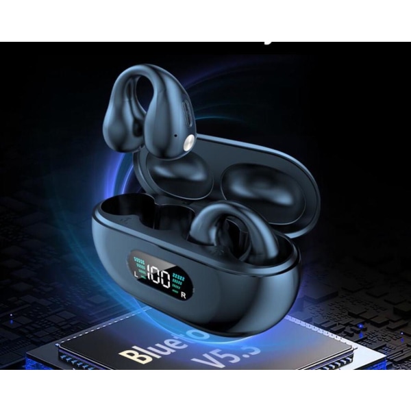 Klip på Bluetooth-hovedtelefoner med avanceret lydteknologi Black one size  09d8 | Black | one size | Fyndiq