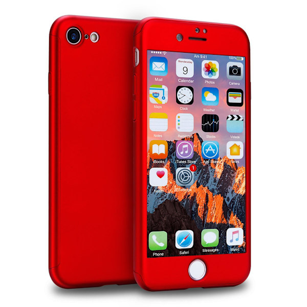 PC case 360 iPhone 6 Red