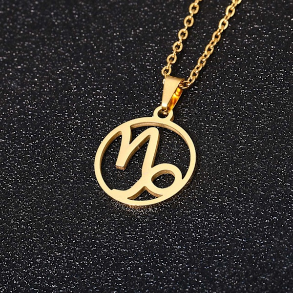 Halsband med stjärntecken Guld one size