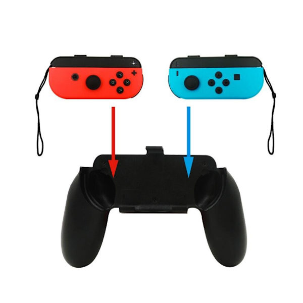 Console holder - Joy-Con-styrenhetshållare - Kompatibel med Nintendo N-Switch Black one size