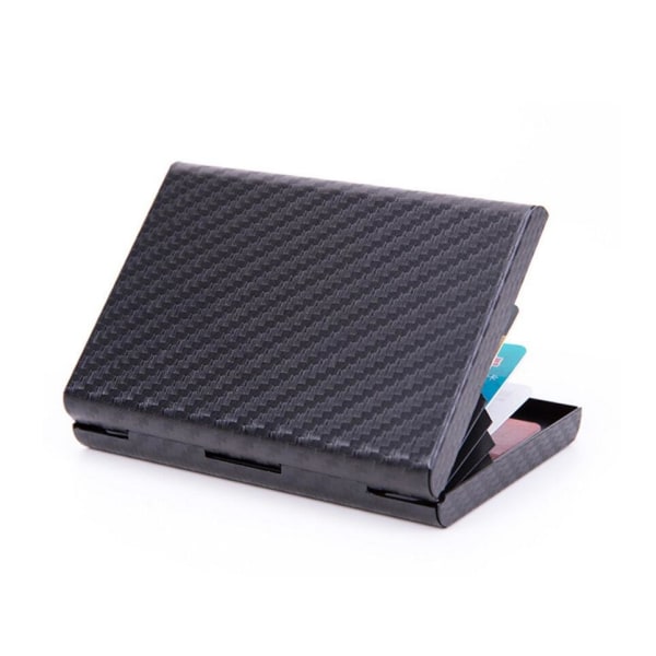 Big Carbon Aluminium Kortholder med RFID-beskyttelse Black one size