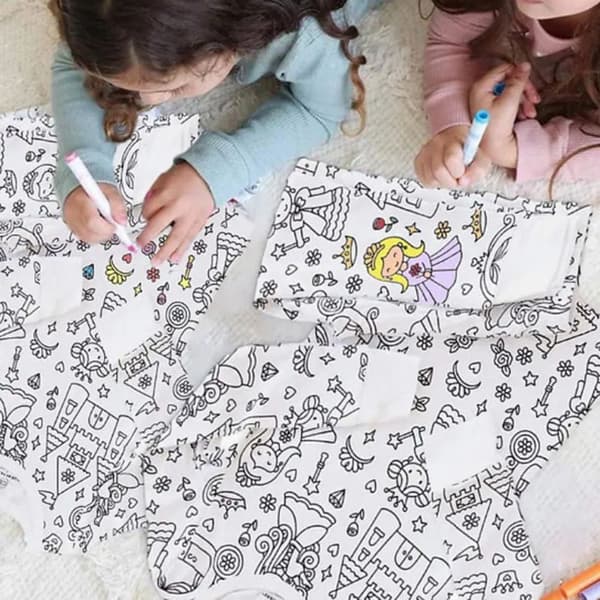 DIY Pyjamas til Børn – Mal og Skab Selv Princess - 2-3Y