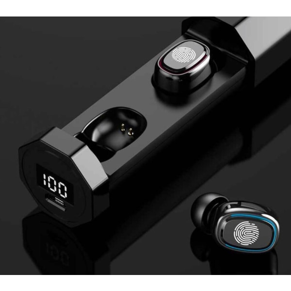 TWS Bluetooth-øretelefoner Black one size