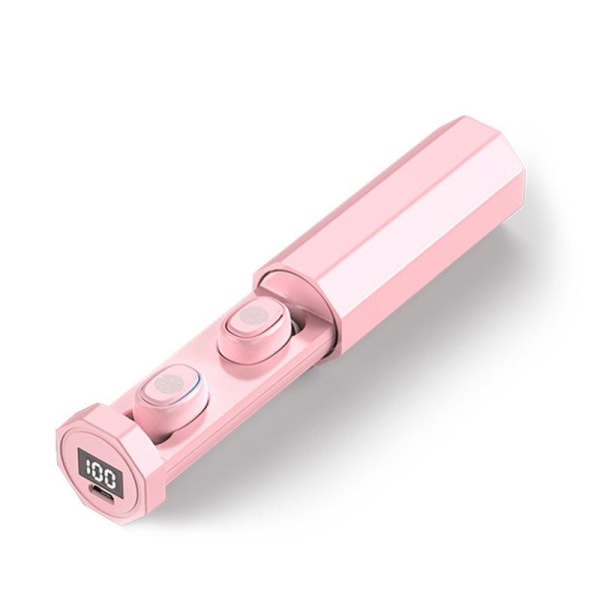 TWS Bluetooth-øretelefoner Pink one size