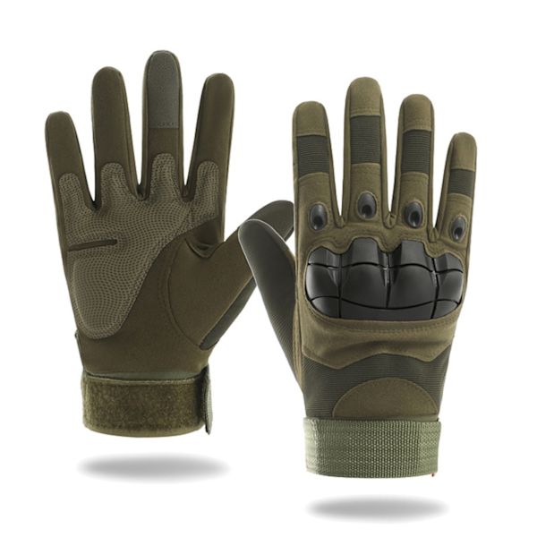 Robusta Fullfingerhandskar: Militärstil för Alla Utmaningar! Grön XL