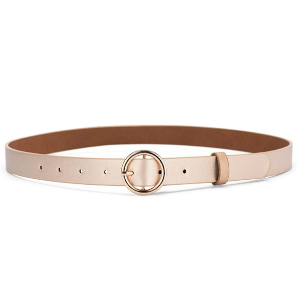 Pyöreällä soljella varustettu vyö Pink one size