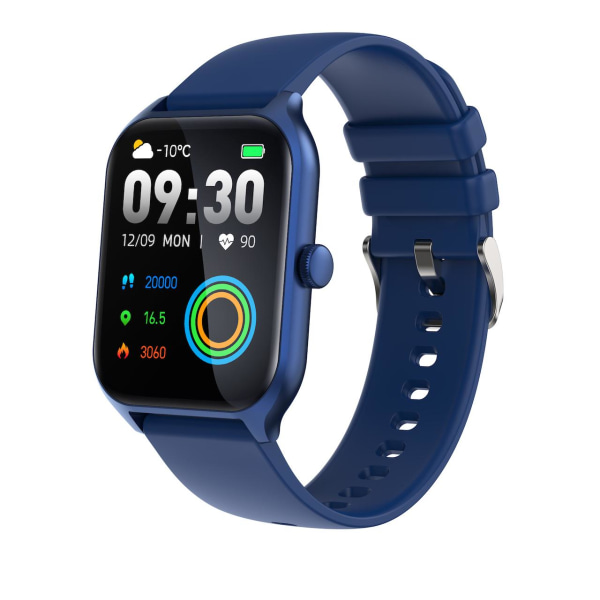 Premium Bluetooth Smartur 1,96" Skærm - Komplet Pakke Blue