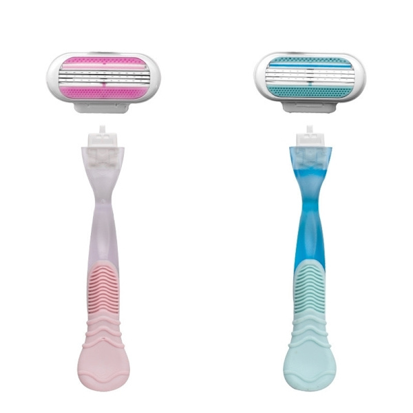 Barbersett for Kvinner - Håndtak og 8 blader, Kompatibelt med Gillette Venua Blue