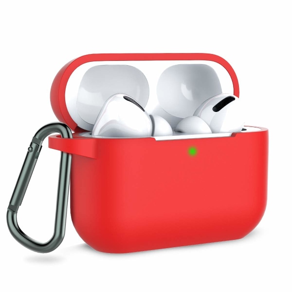 Silikonbeskyttelsesetui for AirPods Pro Red one size