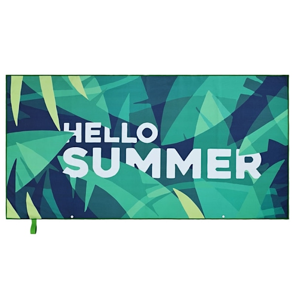 Nopeasti kuivuva rantapyyhe mikrokuitua – 150x70 cm Swimmer - Blue