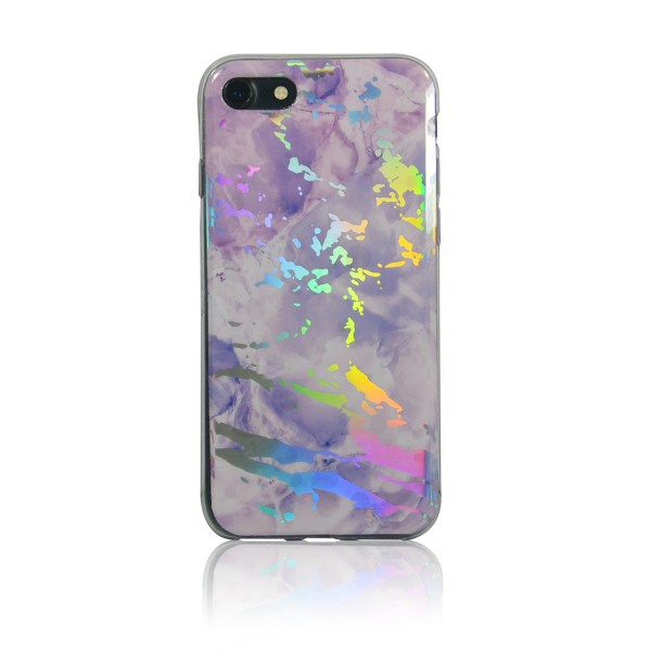 Laser marmorikuori iPhone 7/8:lle Purple