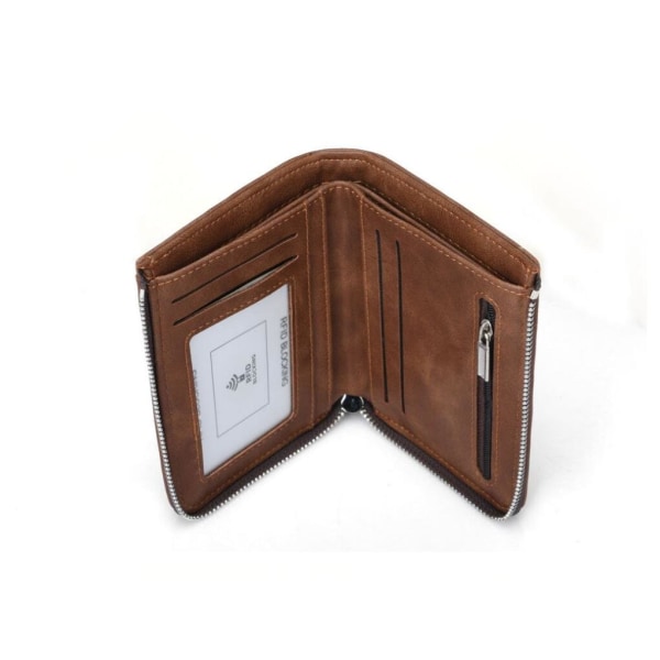 Plånbok med RFID-blockering "Zip Wallet" Svart one size