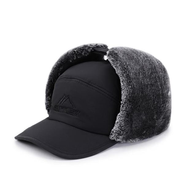 Hat with Mask Grey one size
