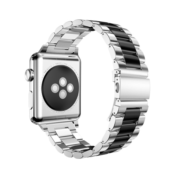 Elegant Metallarmband i Rostfritt Stål för Apple Watch Silver 42/44/45mm