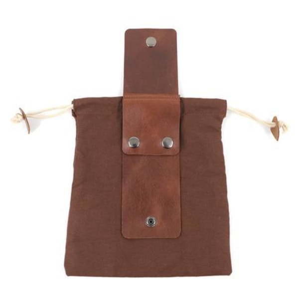 Vokset Canvas Samletaske - Perfekt Til Vandring & Skattejagt! Brown one size