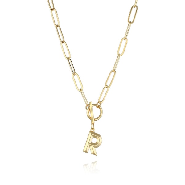 Ketju kirjaimella A-Z Gold one size
