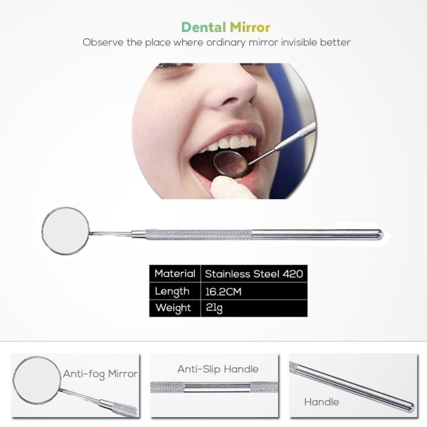 Oral Hygiene Set Silver one size