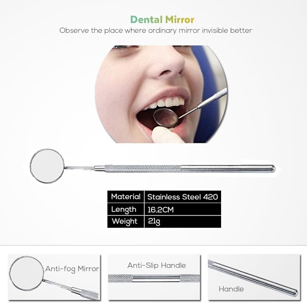 Oral Hygiene Set Silver one size